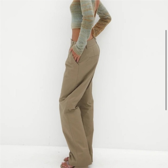 NWT style addict cotton Anderson khaki trousers - Picture 3 of 5